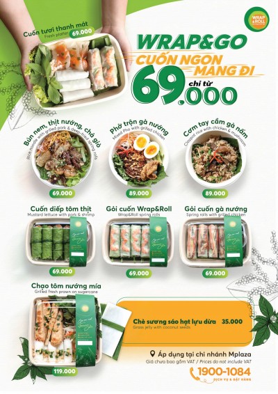 WRAP&GO – TAKEAWAY ROLLS ONLY 49K